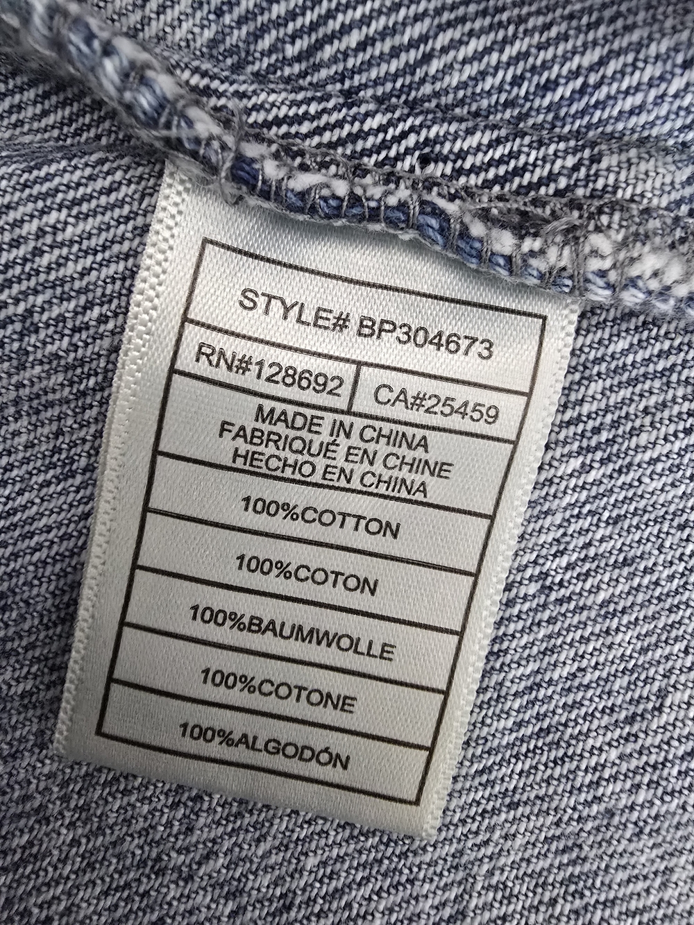 Steve Madden Rafi Denim Shirt Jacket Women S Blue NWT Cropped Shacket - Picture 5 of 7